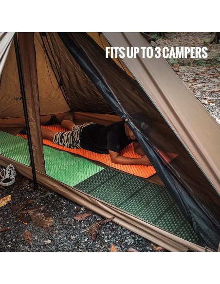 Tienda de Camping OneTigris Rock Fortress Tipi 6 Personas Impermeable