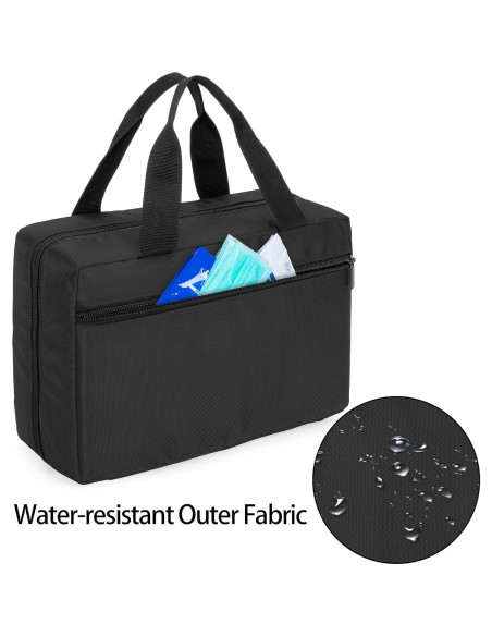 Bolsa de Primeros Auxilios Trunab Negra 29x10.9x20.1 cm