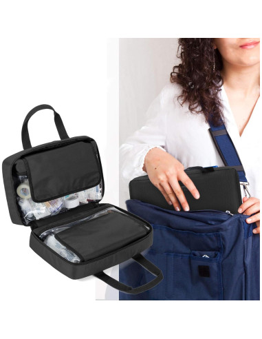 Bolsa de Primeros Auxilios Trunab Negra 29x10.9x20.1 cm