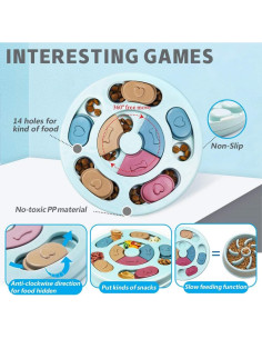 Juguete de Rompecabezas Interactivo para Perros Joansan 22.86cm 2