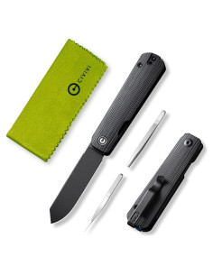 Cuchillo Multiherramienta CIVIVI Sendy 3 en 1 Negro EDC