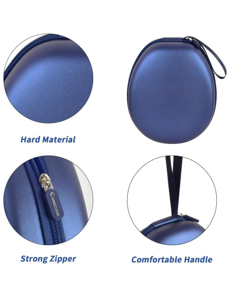 Estuche Universal Comecase para Auriculares Inalámbricos Azul