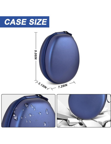 Estuche Universal Comecase para Auriculares Inalámbricos Azul