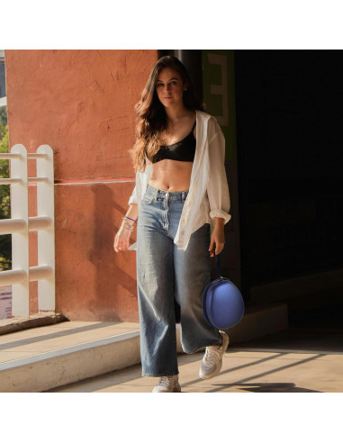 Estuche Universal Comecase para Auriculares Inalámbricos Azul