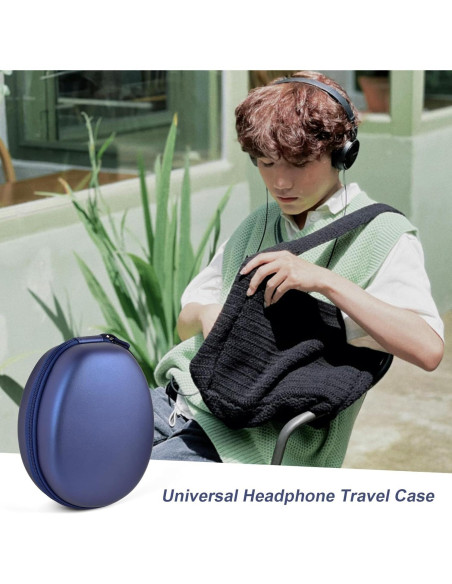 Estuche Universal Comecase para Auriculares Inalámbricos Azul
