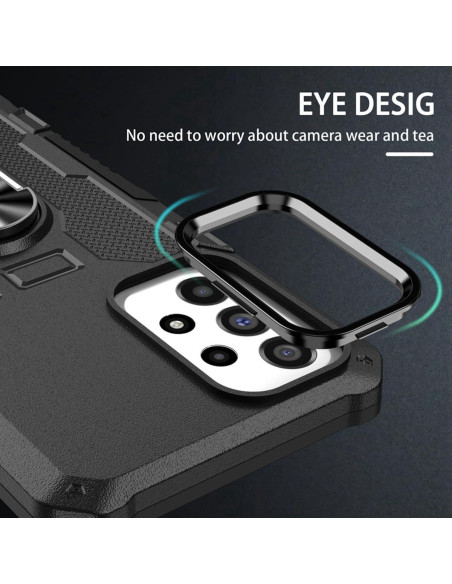 Funda Protectora Militar para Xiaomi Redmi Note 9 Pro/9S/Pro Max - Negro