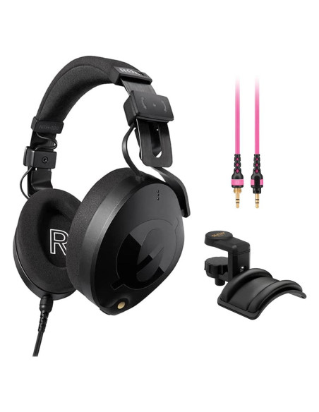 Auriculares Over-Ear Rode NTH-100 + Soporte Auray + Cable Rosa 1.2m