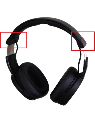 Bisagras de Reemplazo Skullcandy Crusher - Alta Calidad - Negro