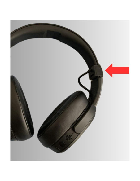 Bisagras de Reemplazo Skullcandy Crusher - Alta Calidad - Negro