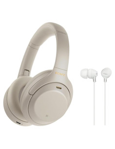 Auriculares Inalámbricos Sony WH-1000XM4 con Cancelación de Ruido y Auriculares In-Ear MDR-EX15LP