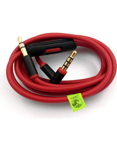 Cable de Audio de Reemplazo KUJOBUY 1.2m para Auriculares Beats