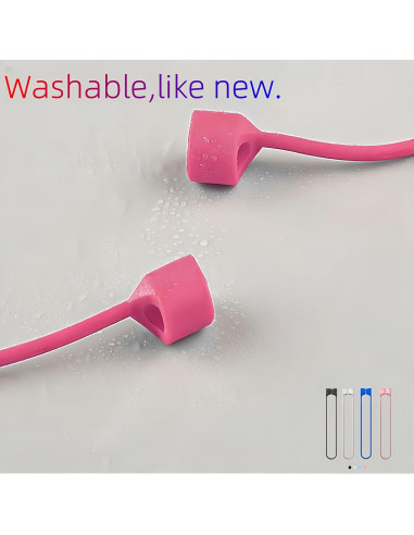 Paquete de 4 correas magnéticas para AirPods WHXYA - Silicona suave