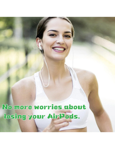 Paquete de 4 correas magnéticas para AirPods WHXYA - Silicona suave