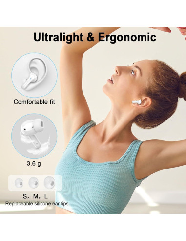 Auriculares Inalámbricos Rinsmola G21 Pro Bluetooth 5.4 IPX7