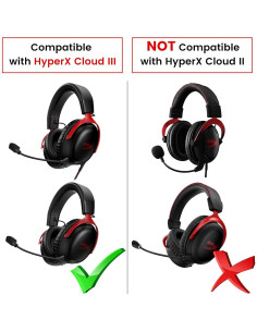 Micrófono Desmontable Weishan para Auriculares HyperX Cloud III 2