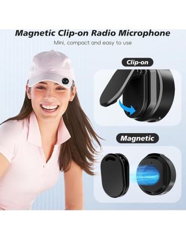 Micrófono Lavalier Inalámbrico EVXVE Q8 Tipo-C 48KHz 30H