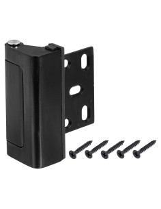 Cerradura de Refuerzo PATIKIL para Puertas Interiores Negra