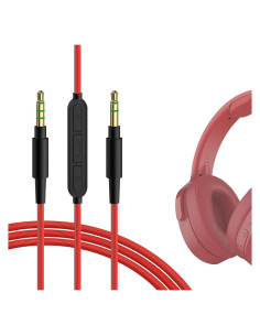 Cable de Audio GEEKRIA 3.5mm con Micrófono para Skullcandy