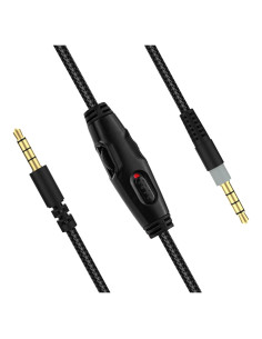 Cable de Audio de Reemplazo 1.5m Auhsuxo para HyperX Cloud Alpha