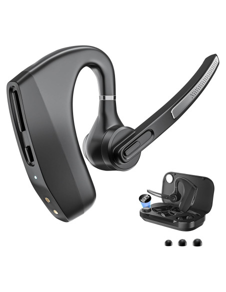 Auricular Bluetooth Herloreen K30 con Micrófono y Estuche de Carga