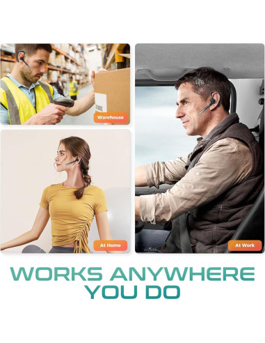 Auricular Bluetooth Herloreen K30 con Micrófono y Estuche de Carga