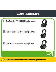 Cojín de Repuesto para Auriculares TaoTronics TT-BH060/085/090 2
