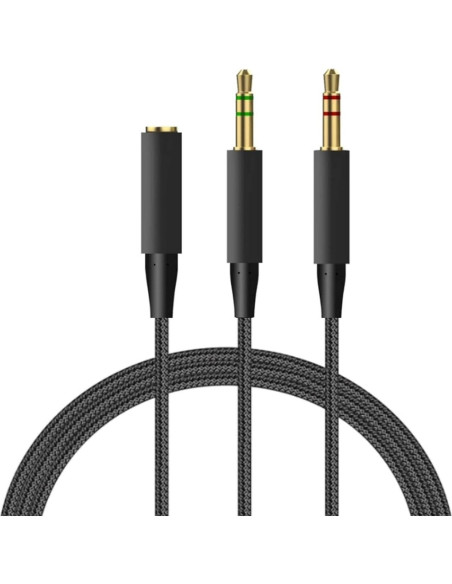 Cable Adaptador de Auriculares Sanpyl 1.95m para HyperX Cloud