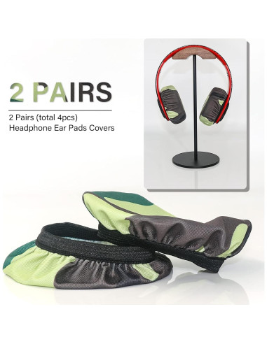 Fundas de Almohadilla Estirables PChero Camuflaje 2 Pares