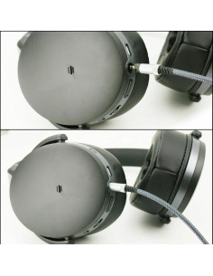 Cable de Auriculares ZEZEFUFU 1.5m con Control y Mic para Sennheiser 2