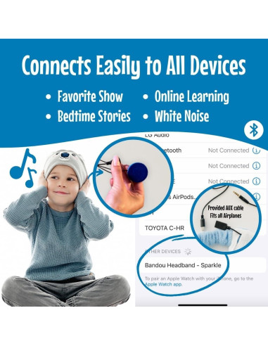 Auriculares Inalámbricos y con Cable Bandou Finny The Shark