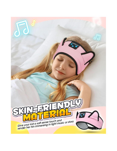 Auriculares Inalámbricos Boodlab BDEM01 para Niños Rosa