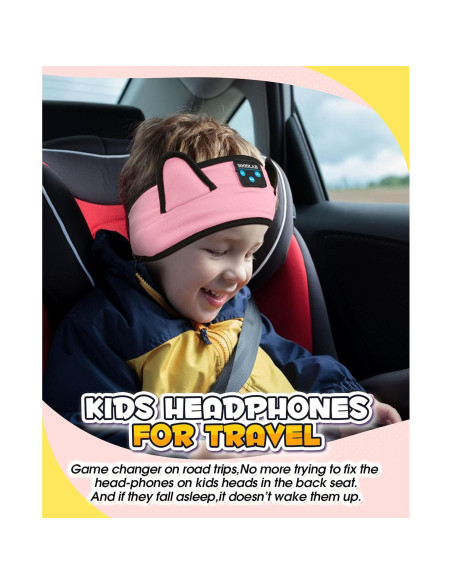 Auriculares Inalámbricos Boodlab BDEM01 para Niños Rosa