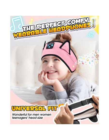 Auriculares Inalámbricos Boodlab BDEM01 para Niños Rosa