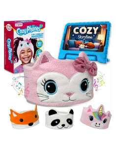 Auriculares Inalámbricos para Niños CozyPhones 3.0 Gatito Rosa