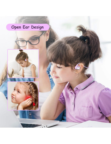 Auriculares Bluetooth LK15 para Niños - Conducción Aérea, 85dB