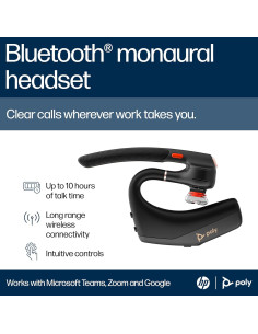 Auricular Bluetooth Poly Voyager Legend 50 UC - Cancelación de Ruido 2
