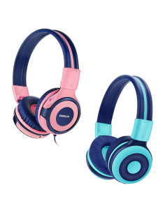Auriculares SIMOLIO para Niños con Volumen Seguro y Micrófono