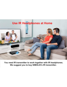 Auriculares Inalámbricos SIMOLIO IR y Bluetooth para Niños 2