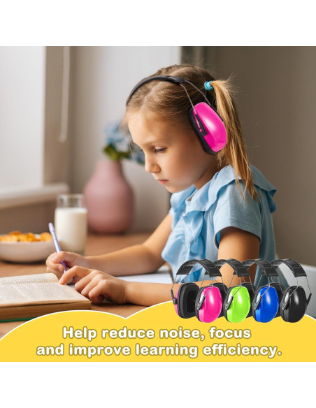 Amylove 12 Pcs Orejeras Canceladoras de Ruido para Niños 30dB