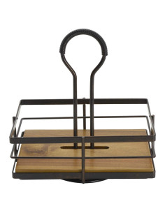 Soporte Giratorio para Condimentos Mikasa Nova 22.23 cm Negro