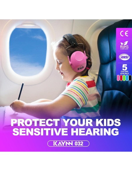 Auriculares KAYNN 032 para Niños - Protección Auditiva 28dB