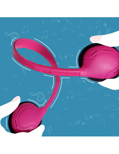 10 Auriculares para Niños ZHENWAY Multicolor 3.5mm Aula