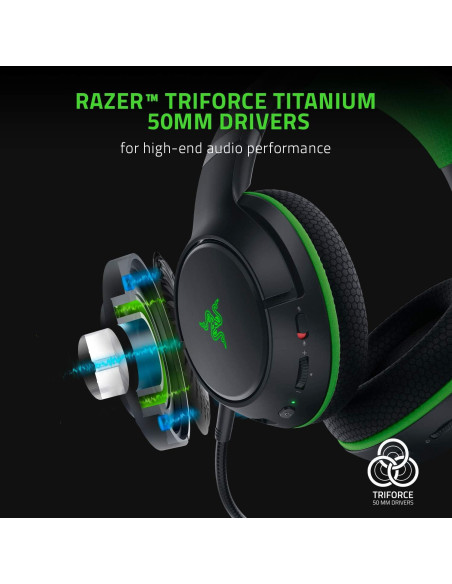 Auriculares Inalámbricos Razer Kaira Pro para Xbox - Negro