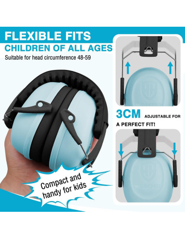 Auriculares WORKPRO para Niños con Cancelación de Ruido NRR 25dB