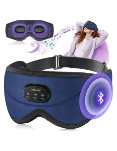 Máscara de Sueño TOPOINT con Bluetooth 5.4 y Ruido Blanco