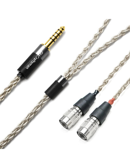 Cable de Auriculares GUCraftsman 1.8m 6N Plata 3.5mm/4.4mm/6.35mm