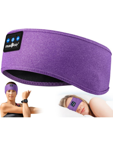 Auriculares Bluetooth 5.2 MUSICOZY para dormir y deporte