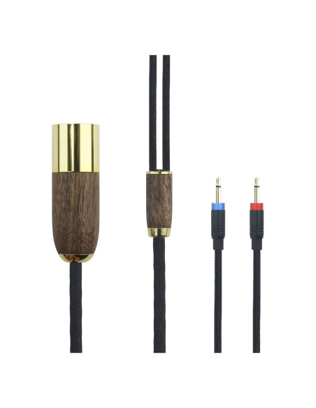 Cable Balanceado XLR 4 Pines NewFantasia 2m Cobre Baño Plata