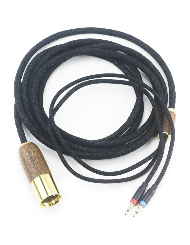 Cable Balanceado XLR 4 Pines NewFantasia 2m Cobre Baño Plata