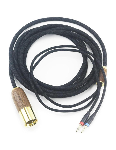 Cable Balanceado XLR 4 Pines NewFantasia 2m Cobre Baño Plata